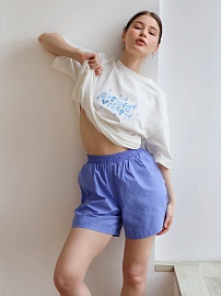 Комплект женский "Cosmic vibes" футболка и шорты в Санкт-Петербурге